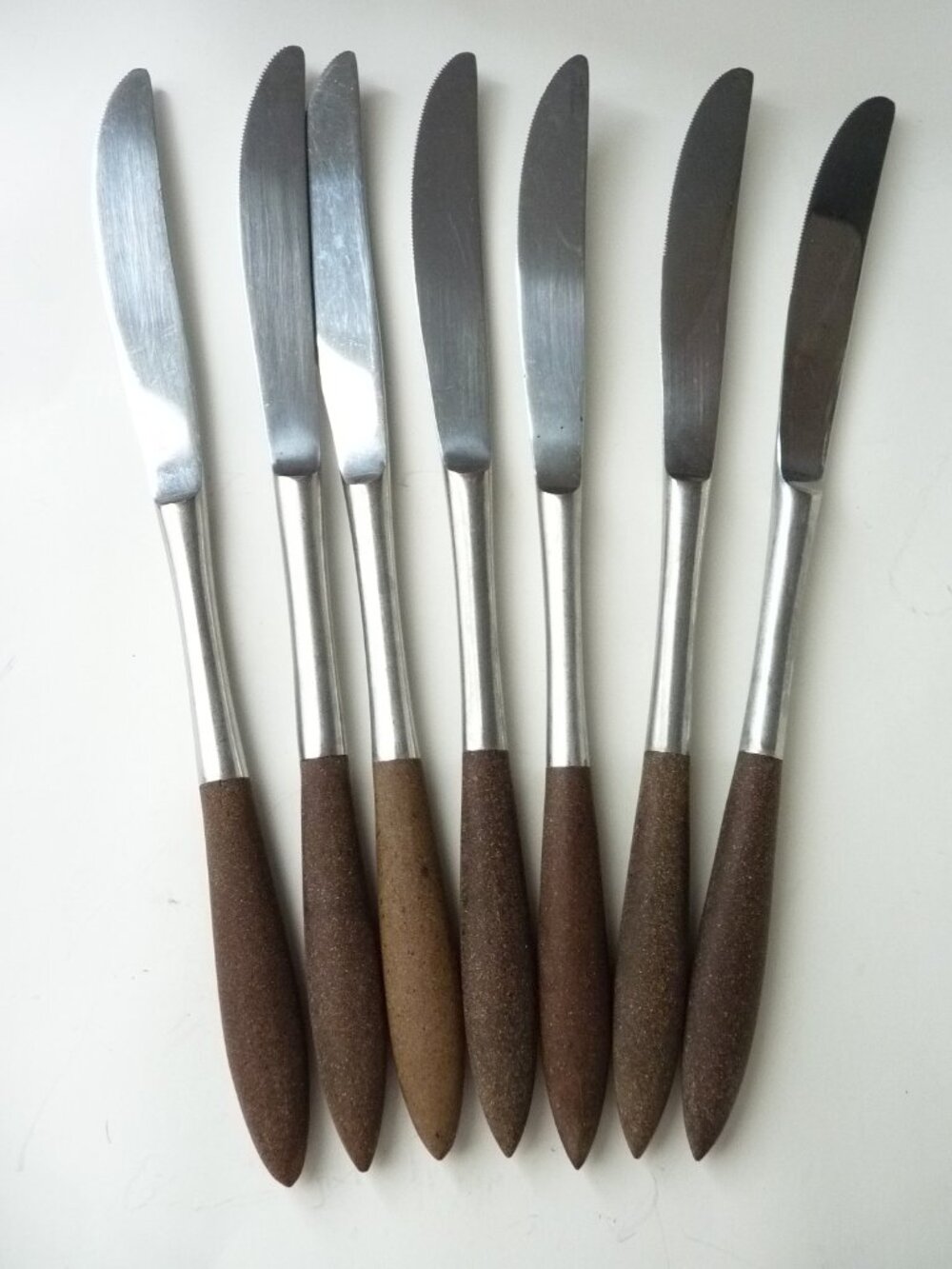 Vintage‎ EPIC Eco Forged Stainless Steel Utensil Set 7 knifes